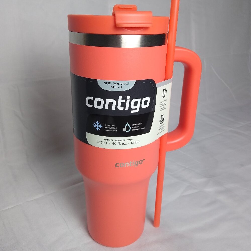 Contigo Streeterville 40oz Tumbler Stainless Steel Vacuum Insulated Leak-Proof